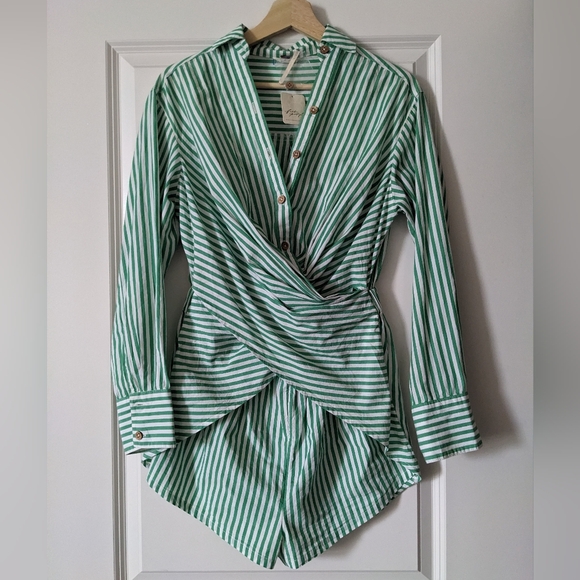 Free People Pants - New Free People Striped Romper